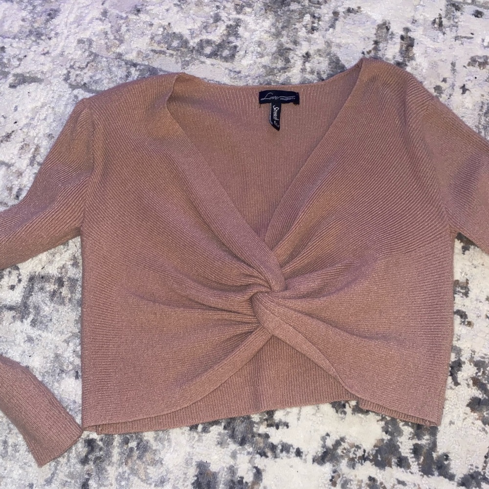 Long Sleeve sweater Crop top
